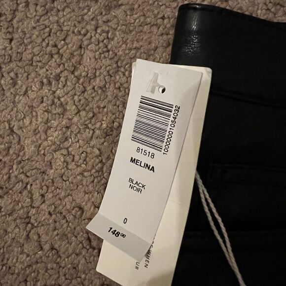 NWT wilfred the Melina high rise vegan leather pants 0 - Picture 6 of 12
